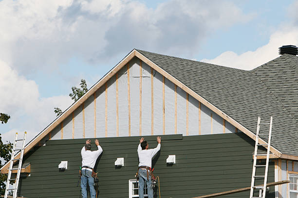 Professional Emergency Siding Repair technician working in Perry Hall, MD